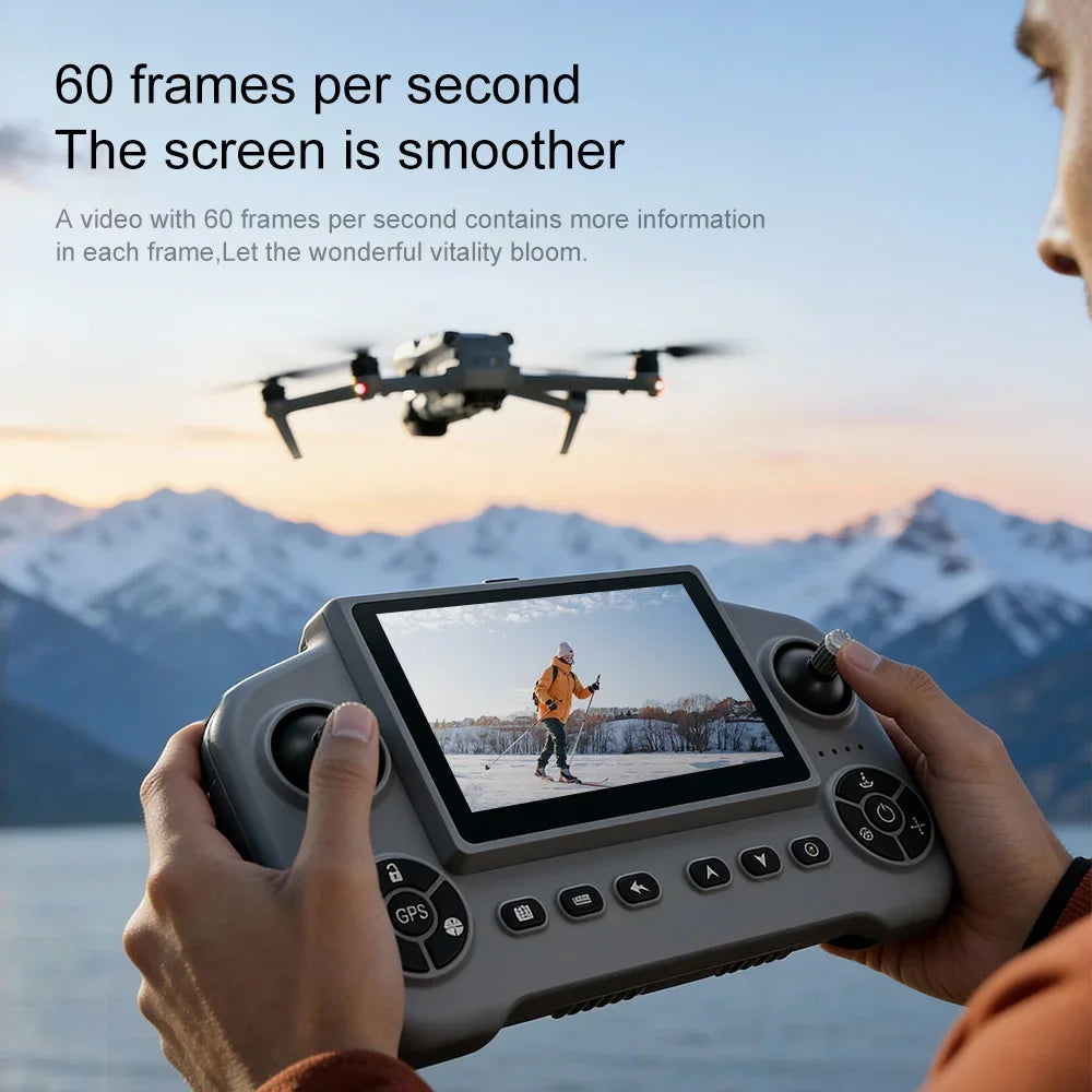 Original V918 Max GPS Foldable Drone 8K Dual Camera 360° Obstacle Avoidance Brushless 5G WiFi Screen Remote RC Quadcopter