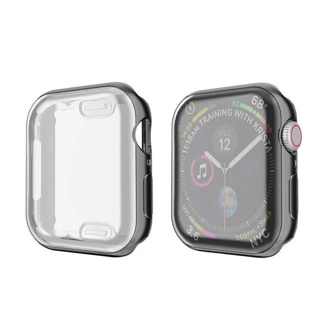 TPU Bumper Cover For Apple Watch Ultra 3 2 1 49mm 45mm 44mm 42mm 41mm 40mm 38mm Screen Protector Case For iWatch Serie 9 8 7 6 5