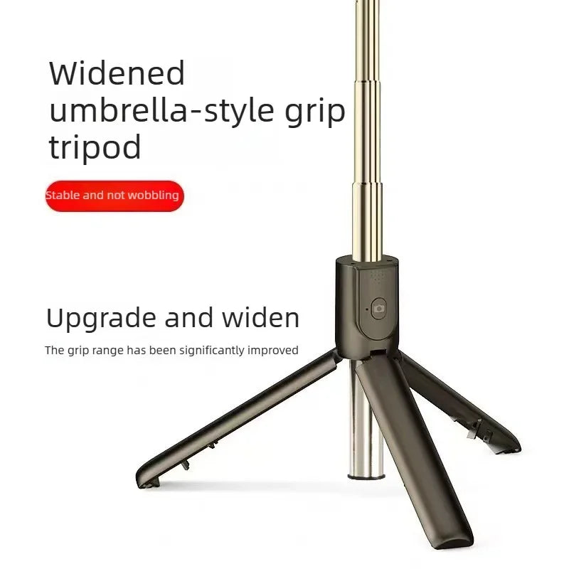Mobile phone Bluetooth selfie stick live streaming fixed extension rod desktop stand all-in-one selfie tripod