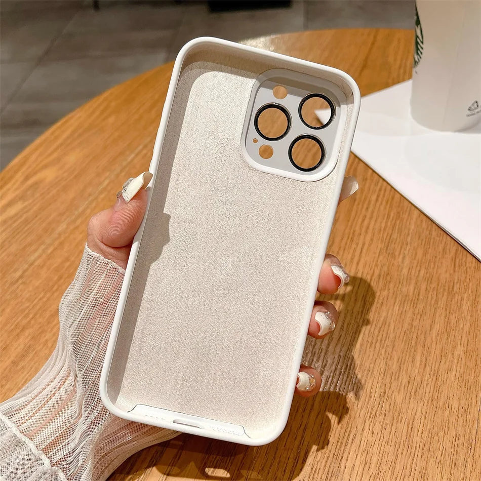Large Window Autofocus Liquid Silicone For Magsafe Magnetic Case For iPhone 16 15 Plus 14 13 12 11 Pro Max Lens Shockproof Cover