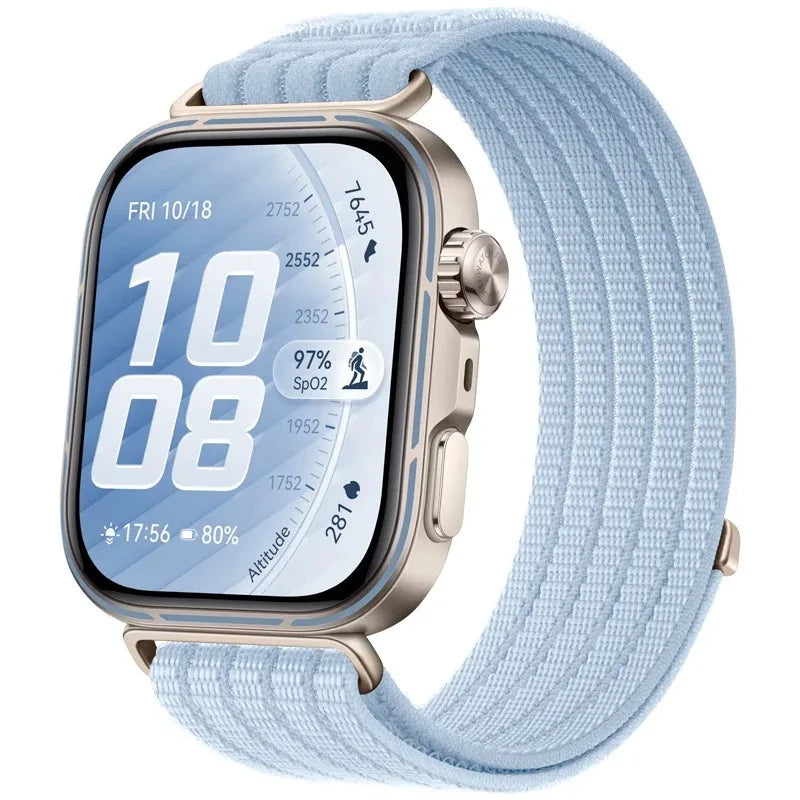 Official Nylon Braided Strap for Huawei Watch Fit 5/5 Pro Breathable Bracelet Watchband Huawei Watch Fit 4 Pro/4/3 Accessories