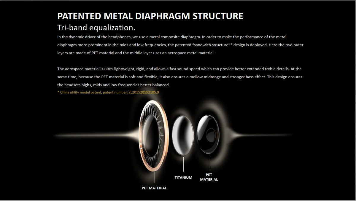 1MORE Triple Driver E1001 In-Ear Wired Earphones Hi-Res Audio 3.5mm Headphones with High Resolution Bass Driven Sound
