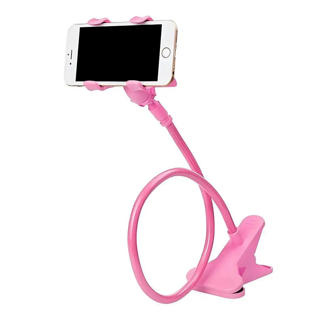 Phone Holder Stand Lazy Bracket Headrest Bed 360 Flexible Long Arms Clamp Mount Phone Stand 360 ° Rotation For iPhone 3.5~6.5"