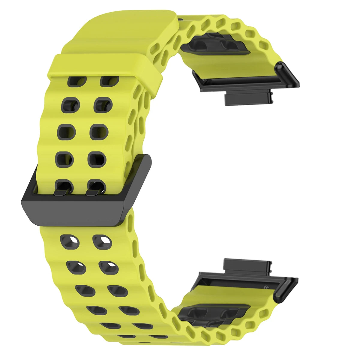 Soft Silicone Strap for Redmi Watch 6 5 4 Sports Two Tone Wristband for Xiaomi Mi Band 8 9 Pro Adjustable Rubber Wristband