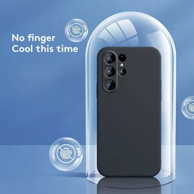 For Samsung Galaxy S21 S22 S23 S24 S25 S26 Ultra S26 FE S 26 Plus Plain Color Cover Case