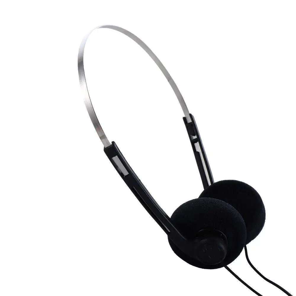 Personality Over Ear Underwire Headphone Vintage 3.5mm Retro Feelings Headphone 80s 90s Wired Music Mp3