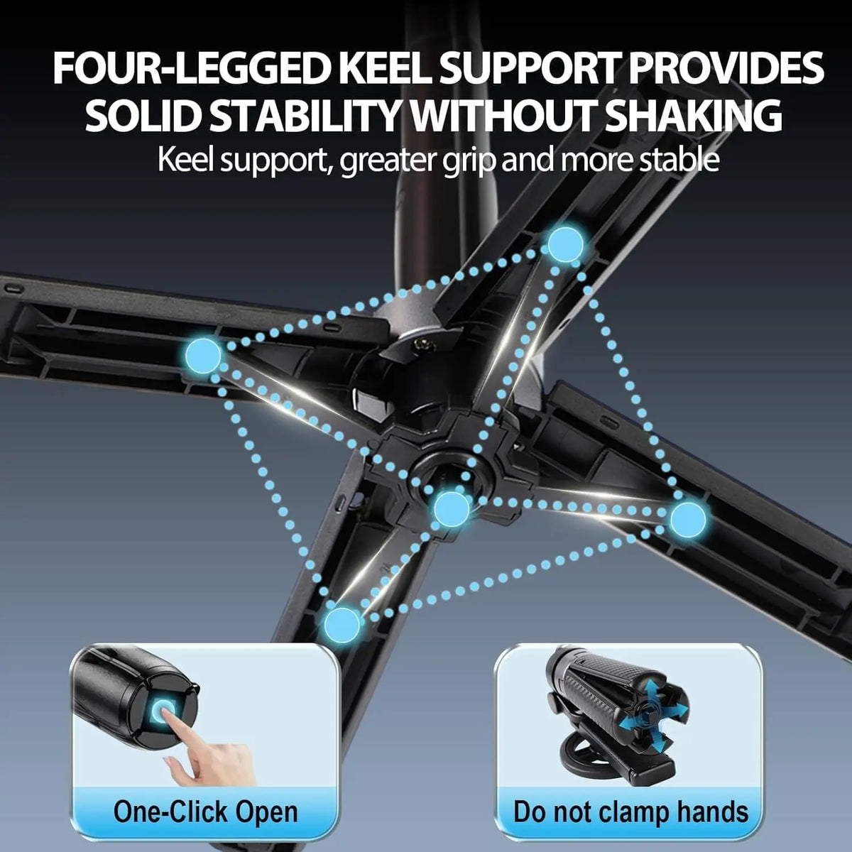 4-in-1 Multifunctional Magnetic mini Selfie Stick with 360° Rotation Wireless Bluetooth Control Magnetic Phone Holder