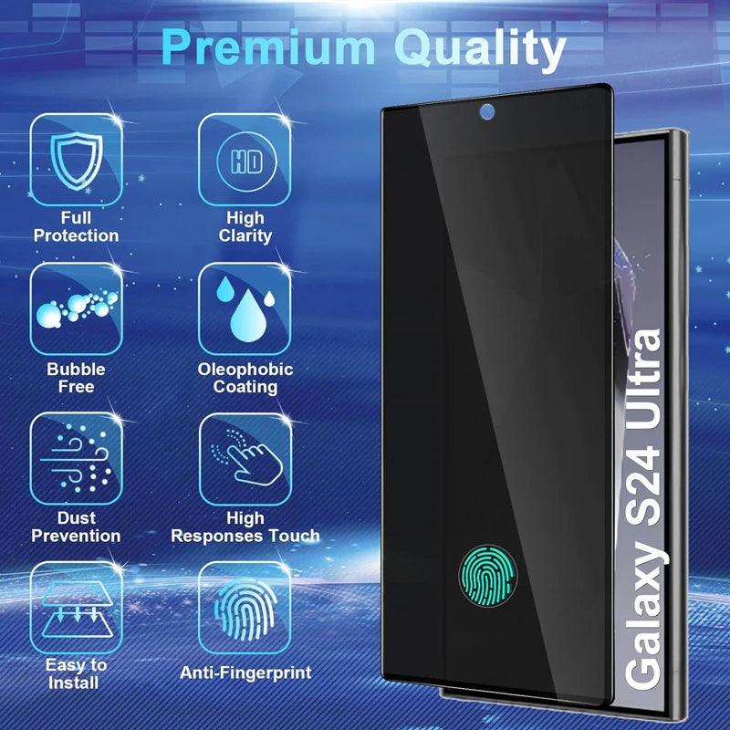 3PCS Privacy Tempered Glass For Samsung Galaxy S25 Ultra S25 Plus Screen Protector For Samsung S25 S25Ultra Anti Spy Glass