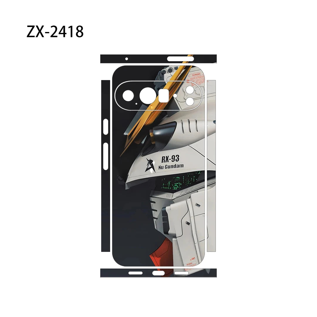 Creative Skin Wrap for Google Pixel 10 9 8 7 Pro 6 6A Back Screen Protector Film Cover Case Macaroon Wrap Sticker