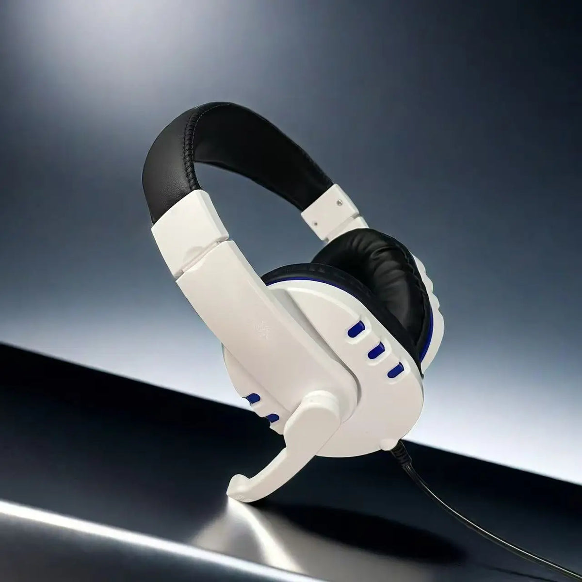 7260 Wired Headphones with Microphone,Suitable for work meetings、Study Recording、Entertainment Games,Compatible:PS4/PS5/Xbox One