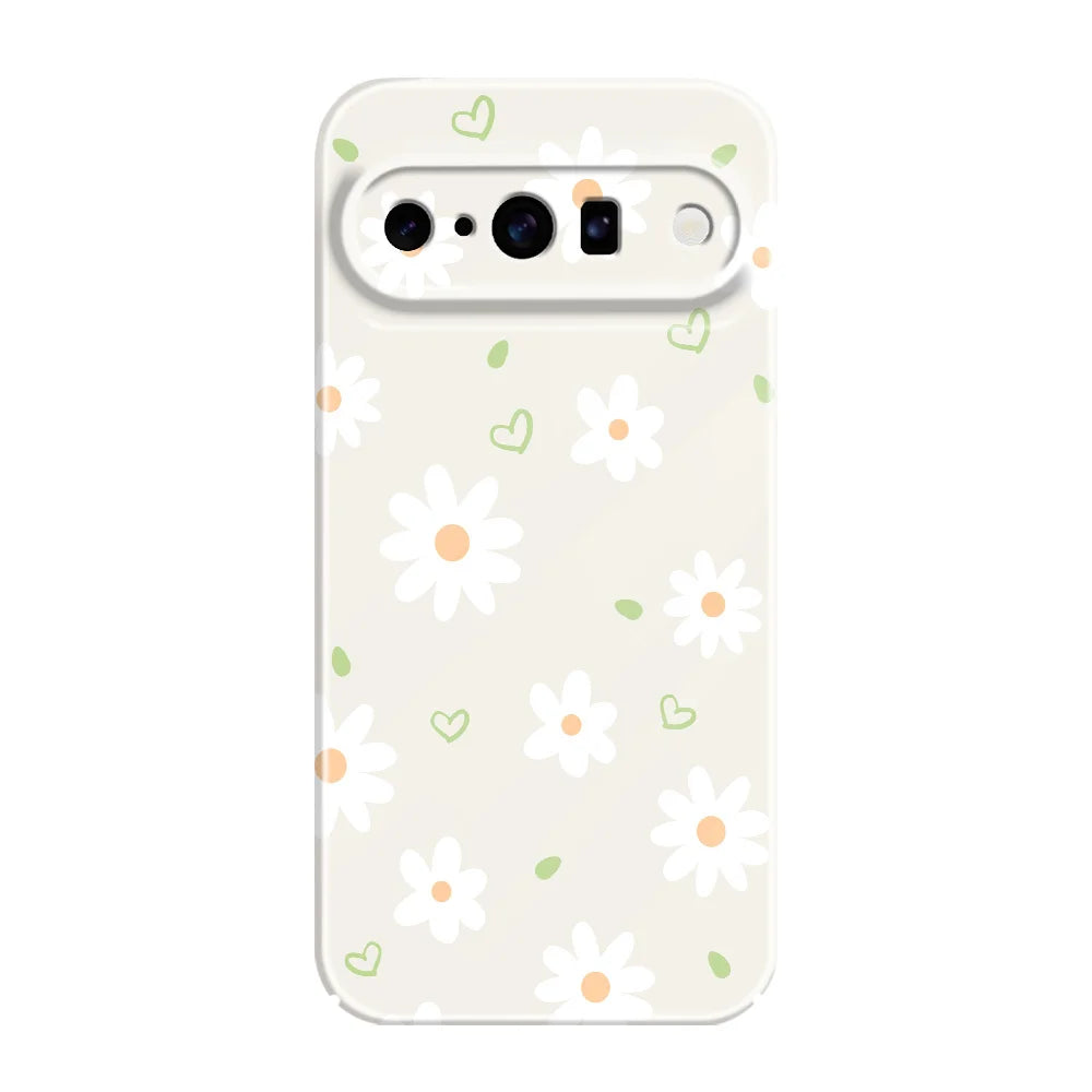 Tender Daisy Phone Case For Google Pixel 10 9 9A 8 8A 7 7A Pro XL 5G Film Hard Cover