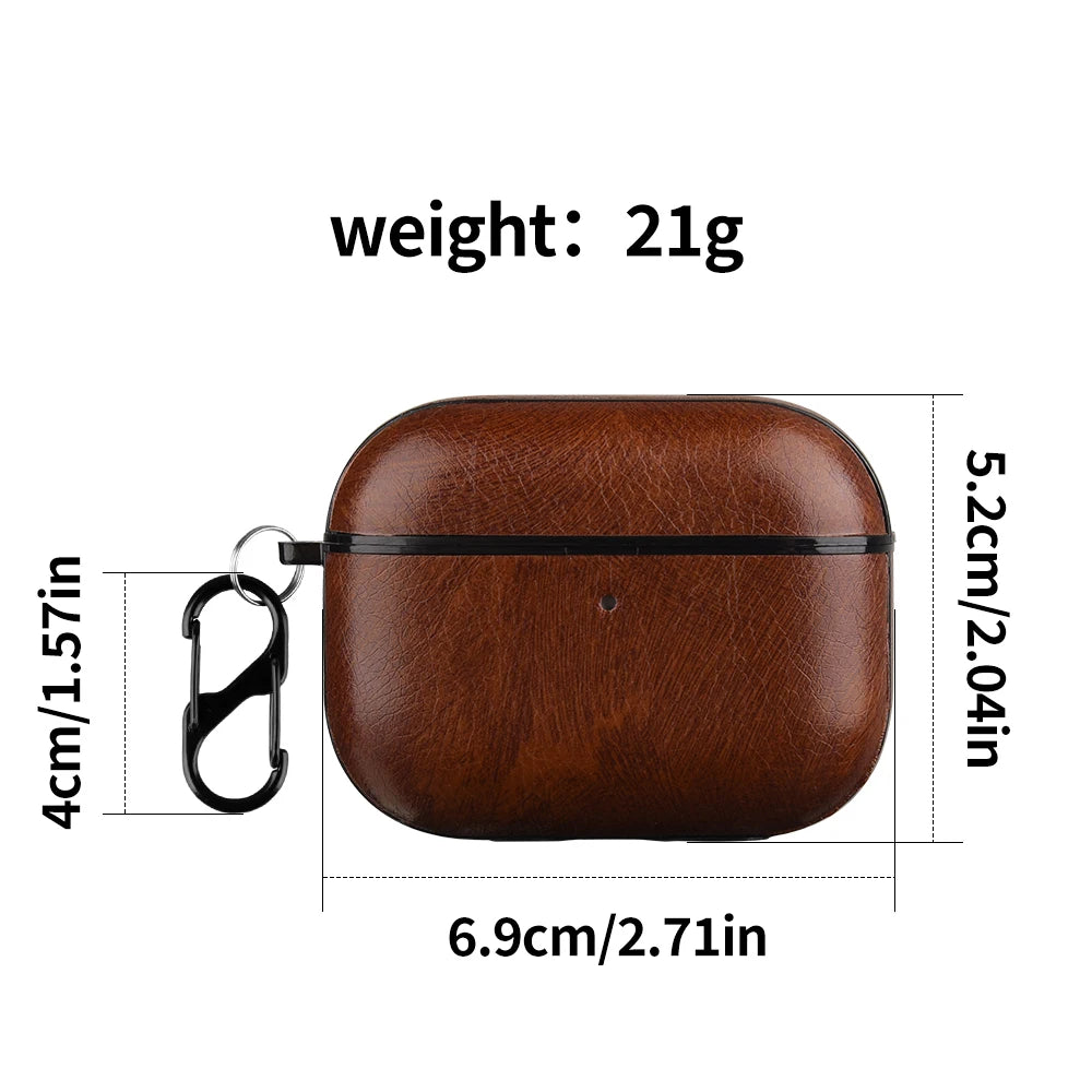 Leather PU Earphone Cover For AirPods Pro 3 2025 Case For AirPods Pro 2 2nd Pro2 Cases For AirPods 5 4 3 2 Funda Headphone Coque