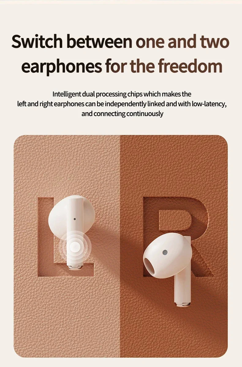 Q86 TWS Bluetooth 5.3 Wireless Headphones Power LED Digital Display HiFi Gaming Headsets Waterproof Sports Earbuds