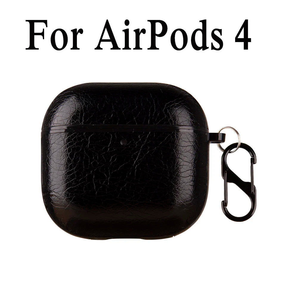 Leather PU Earphone Cover For AirPods Pro 3 2025 Case For AirPods Pro 2 2nd Pro2 Cases For AirPods 5 4 3 2 Funda Headphone Coque