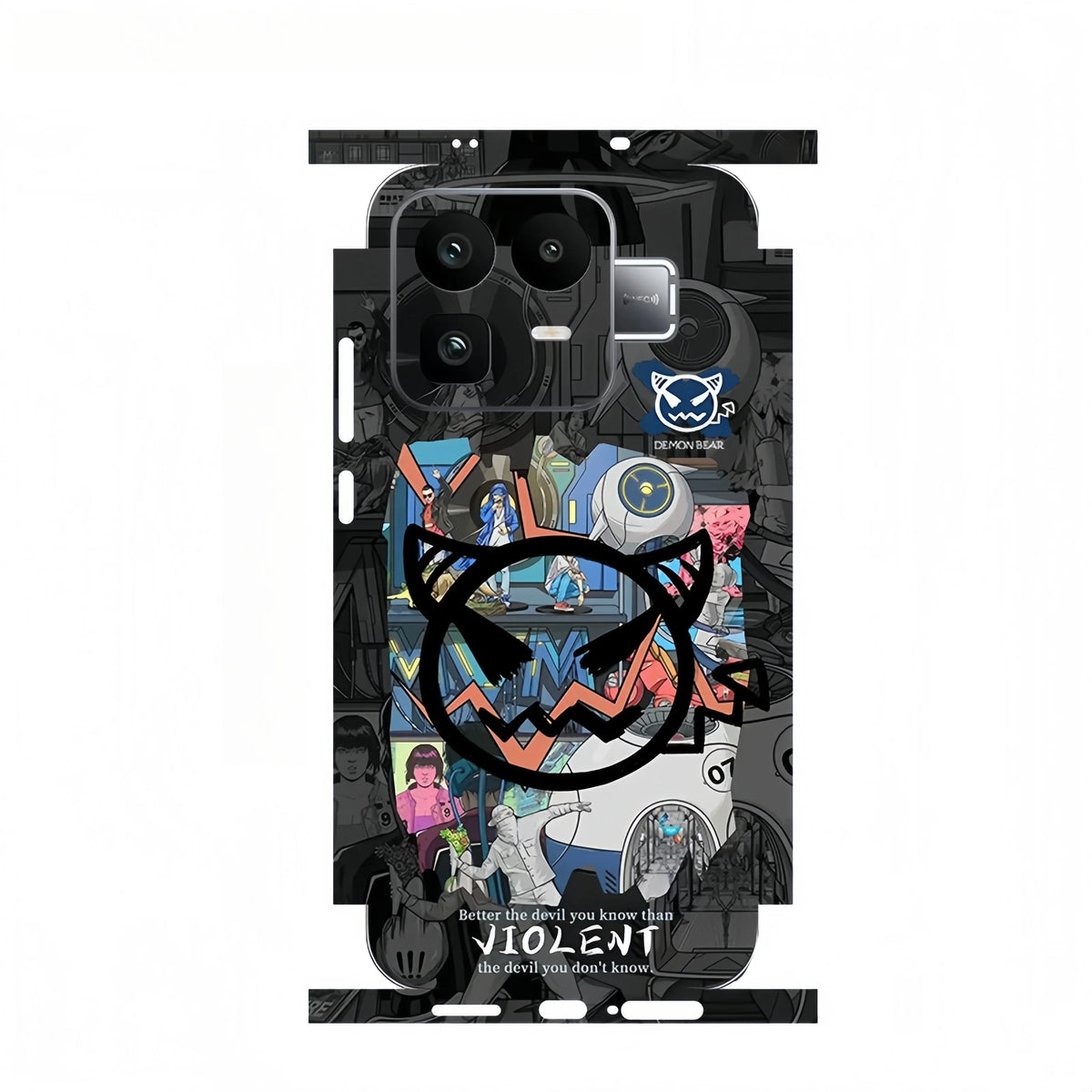 Colorful Decal Skin For Realme GT8PRO/GT7PRO/NEO8 Protector Film Wrap Case Full Cover Personal Sticker