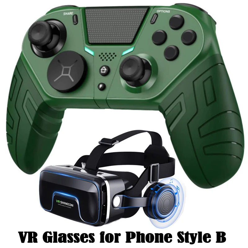Controller For PS4 PS3 PS Playstation 4 3 PC Control Wireless Bluetooth Mobile Android TV Gamepad Gaming Game Pad Joystick Phone