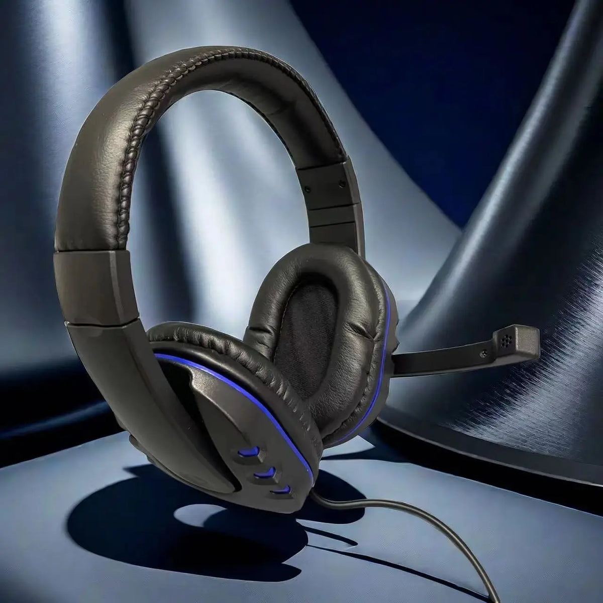 7260 Wired Headphones with Microphone,Suitable for work meetings、Study Recording、Entertainment Games,Compatible:PS4/PS5/Xbox One