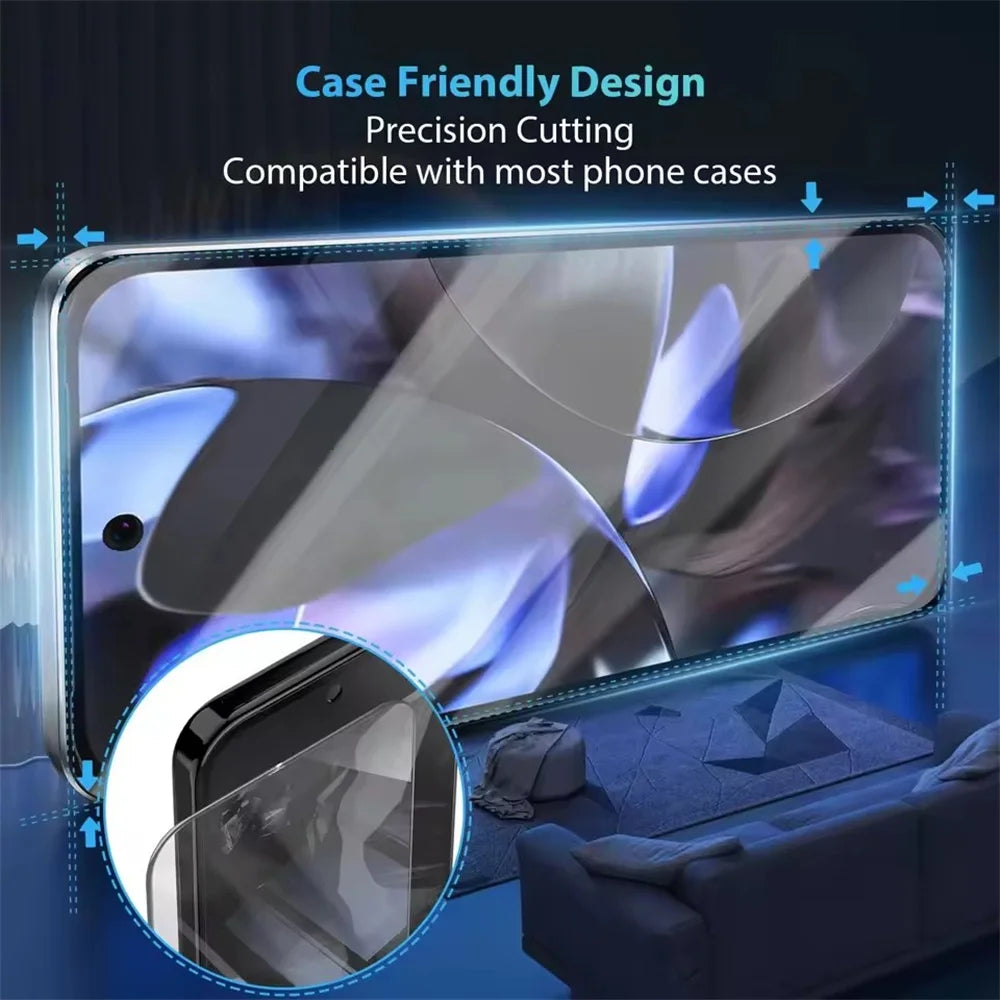 4PCS Screen Protector for Google Pixel 10 9 8 Pro XL Protective Tempered Glass on Pixel 10A 9A 8A 7A 6A Clear Glass Film Cover