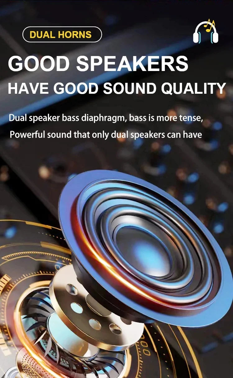 Karaoke Bluetooth Wireless Speaker With Microphone Portable Machine Caixa De Som Sound Box Music Column Blootooth Audio Coluna