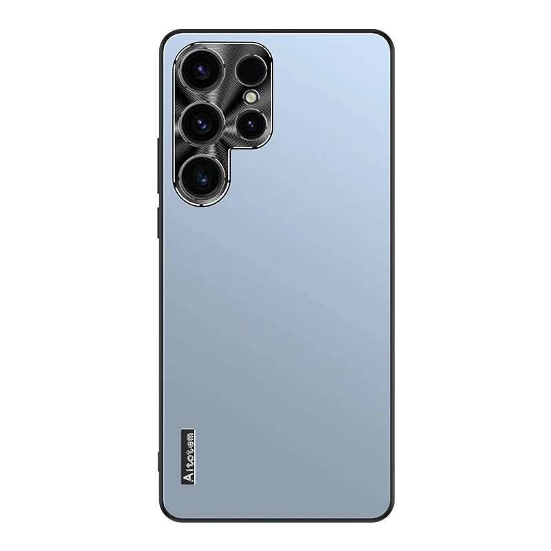 Phone Case Metal Magnetic Aluminum Alloy Ultrathin Protective Cover for Samsung Galaxy S21 S22 S23 S24 S25 Plus Ultra Back Cover