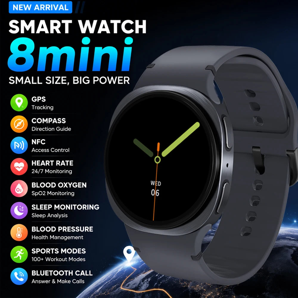 2026New GPS Tracking Smart Watch Women Health Monitoring Bluetooth Call NFC IP68 Waterproof Sports Mode Compass Smartwatch Men