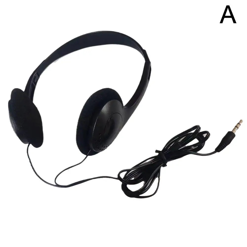 Y2K Personality Retro Headphones Millennium Style Over Ear Wired Headset Vintage Metal Band Photo Props Fashion Noise Isolation