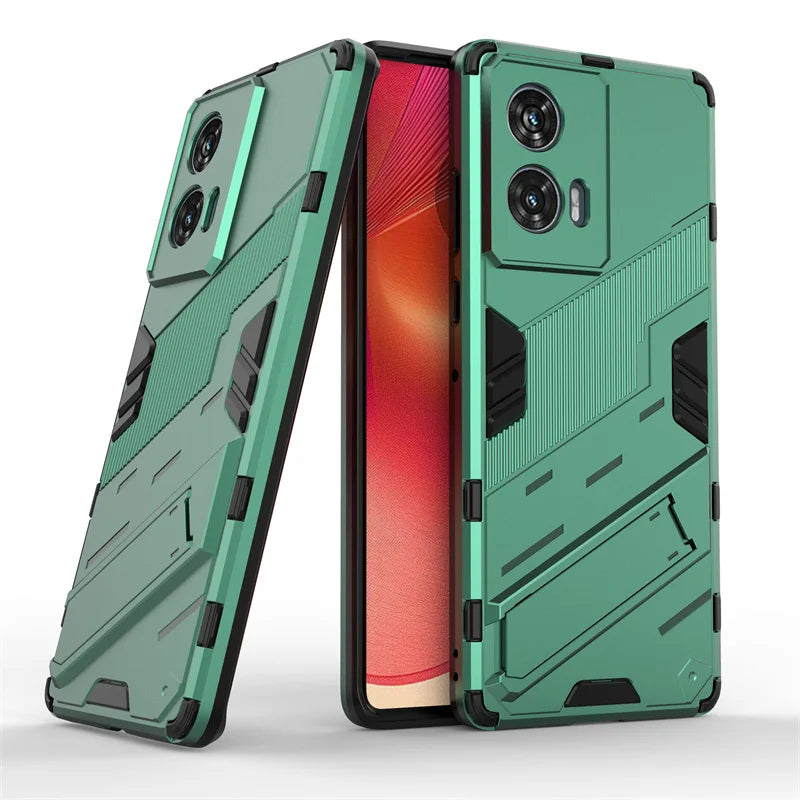 For Motorola Edge 50 Fusion 5G Case Magnetic Armor Shockproof Stand Phone Cases for Moto Edge50 Fusion Edge50Fusion Back Cover