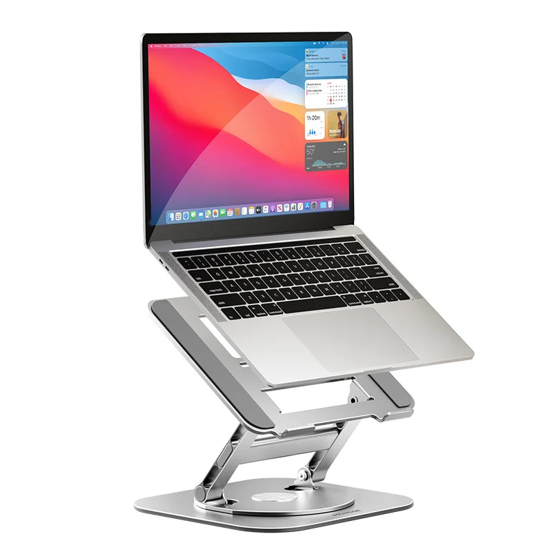 Laptop Stand 360° Rotatable Notebook Holder Liftable Desk Riser Stand Aluminum Alloy Stand Compatible With 9.7-17.3 Inch Laptops