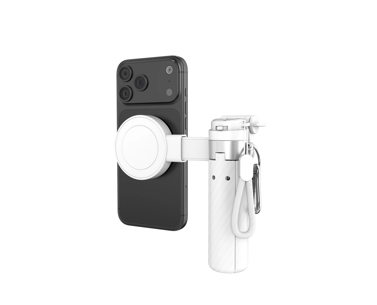 Pocket Dual-Sided Magnetic Selfie Stick Cell Phone Stand Extendable Tripod with Remote Control for iphone 17 16 Pro Max Huawei