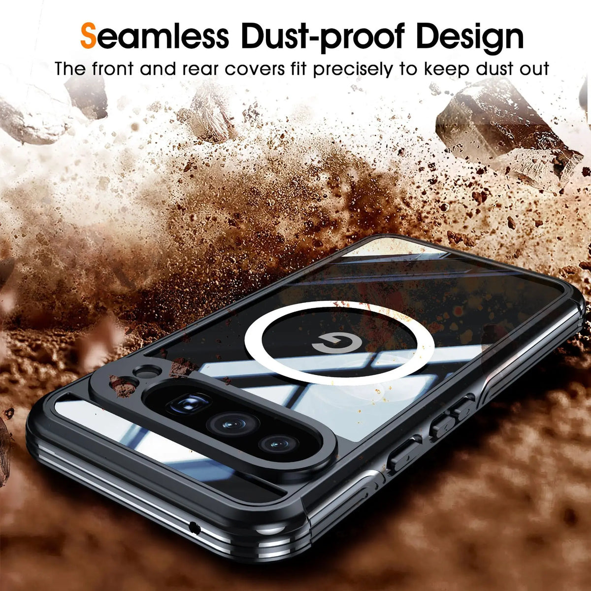 Suitable for Google Pixel 10A/8/9 Pro XL Phone Case Three Proof Sealing Anti Drop Dustproof Phone Case All Inclusive