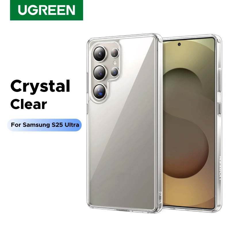 UGREEN Clear Case For Samsung Galaxy S25 Ultra Shockproof Transparent Case Cover Protective TPU for Samsung S24 Ultra Case