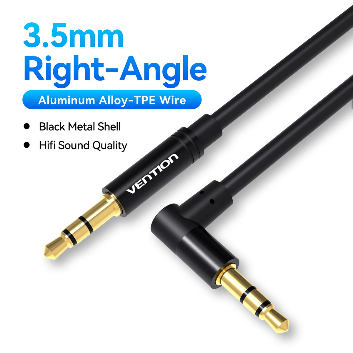 Vention 3.5mm Jack Audio Cable Male to Male 3.5mm Audio Aux Cable Jack for Phone Car Headphones Speaker Cable Wire Line Aux Cord