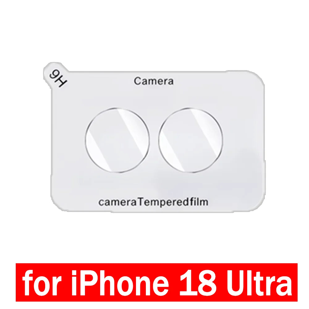 1-5sets Tempered Glass for IPhone 18 Ultra Fold 18 Pro Max HD Clear Camera Lens Protector Anti-scratch Protective Back Lens Film