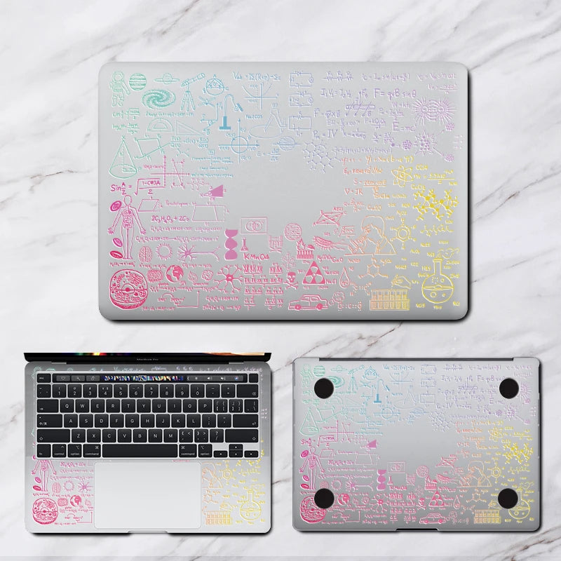 Laptop Skin Sticker for Macbook 13.3 inch Air Pro 2020 UA Print PET Protective Decal Sticker A2337 A2338 Anti-Scratch Waterproof