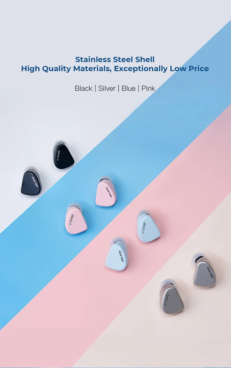 iBasso Jr. Gelato HiFi Wired Earphones In Ear Music Headphones High Quality Sport Headset Customized Pc Gamer Accessories Gifts