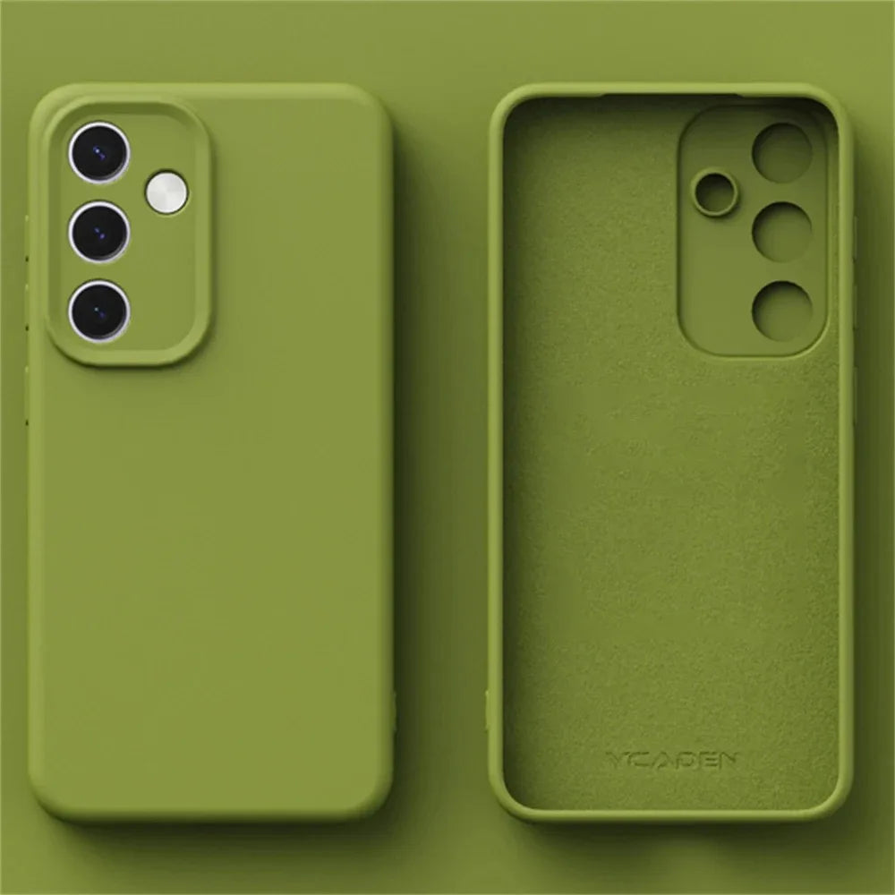 Liquid Silicone Phone Case for Samsung Galaxy S26 S25 S24 S23 S 26 Ultra Plus S26Ultra Cases Original Skin Smooth Protect Cover