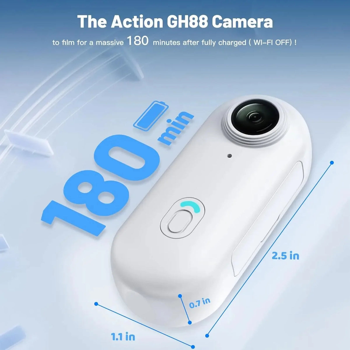 4K HD Motorcycle Mini Recorder Finger WIFI Action Camera Lightweight POV Motorcycle Road Sport Cam Bicycle Vlog Pet Body Camera