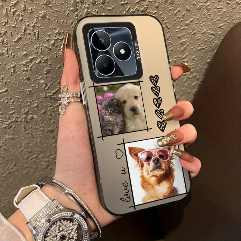 DIY Name Personalised Photos Customized Luxury IMD Cover For iPhone 11 12 13 14 15 16 17 Air Pro Max 7 8 Plus X XS XR 16E Gift