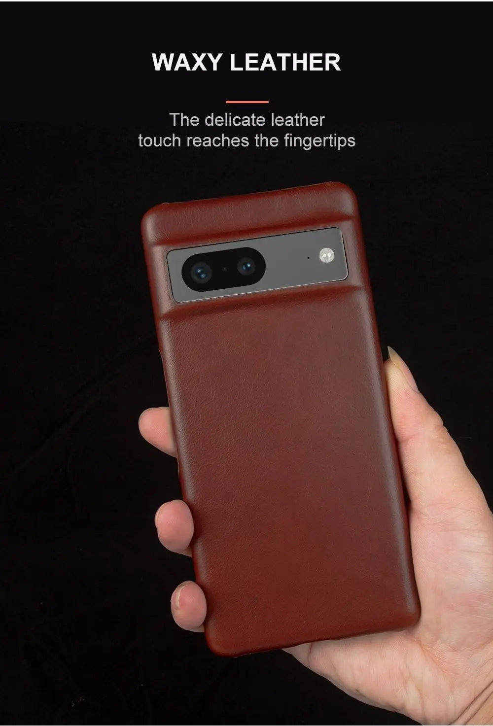 For Google Pixel 7 Case Luxury Oil Wax Genuine Leather Cover Pixel 6A 8Pro 7Pro 5A Capa Protective Etui Back Coque Carcasa Shell