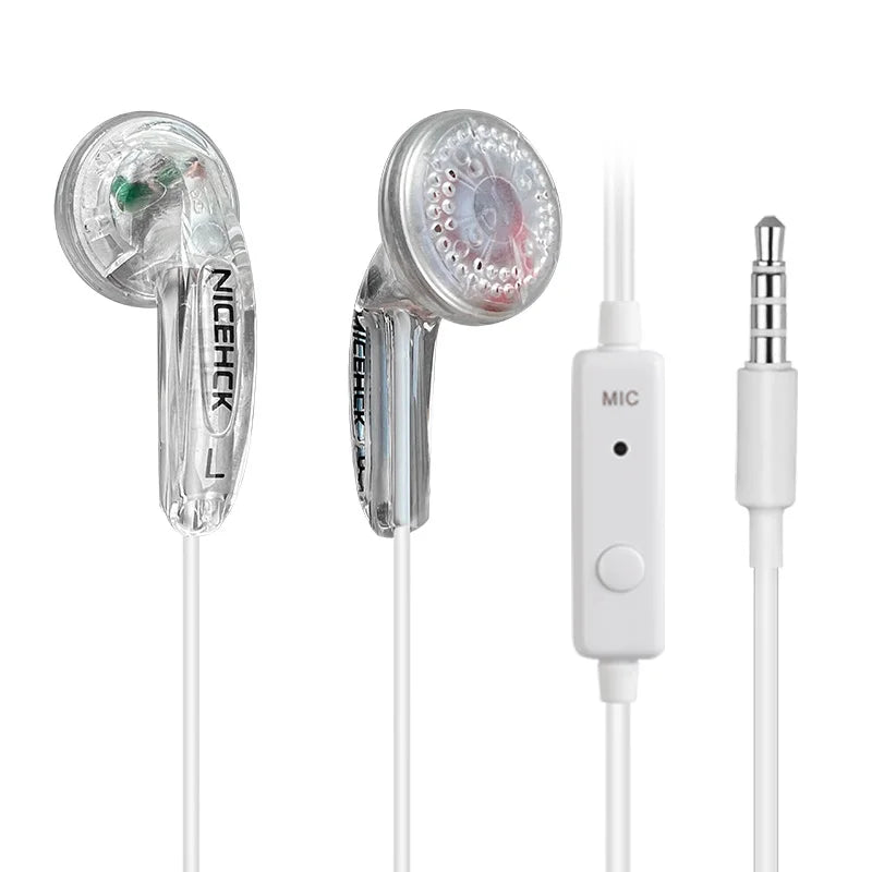 NICEHCK Traceless Colorful HIFI In-ear Earphone 15.4mm Dynamic Unit Sport Music Headset Microphone Earbud IEM Vido MX500 MX980