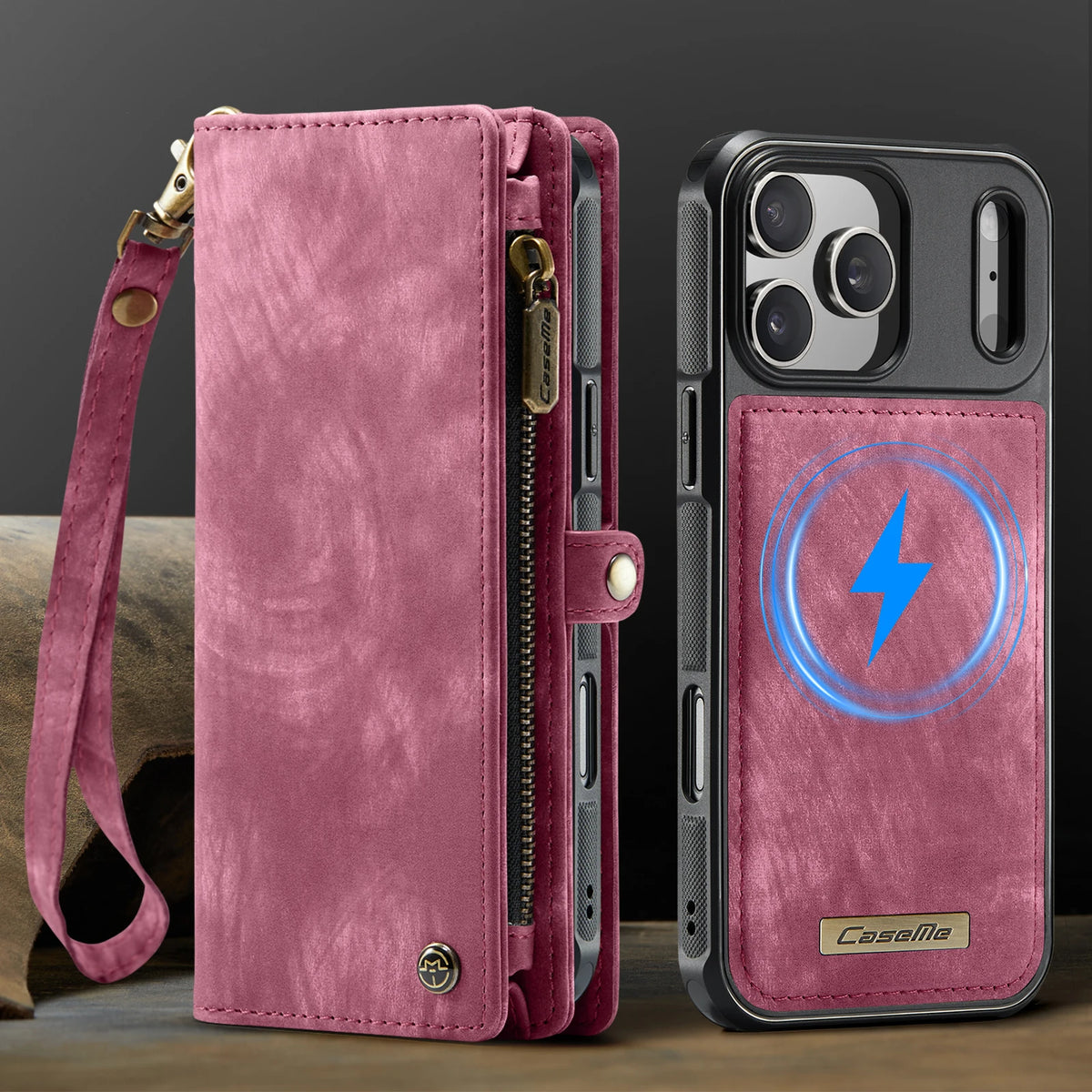 Business Zipper Multi Cards Solt Wallet Leather Case For iPhone 18 Pro Max 17 16 Plus 15 Plus 14 13 12 Full Protection Cover
