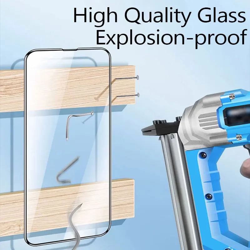 3PCS Tempered Glass For iPhone 12 13 11 14 Pro Max Plus 13 Mini Screen Protector For iPhone 15 16 17 Pro Max 17 Air 16E Glass