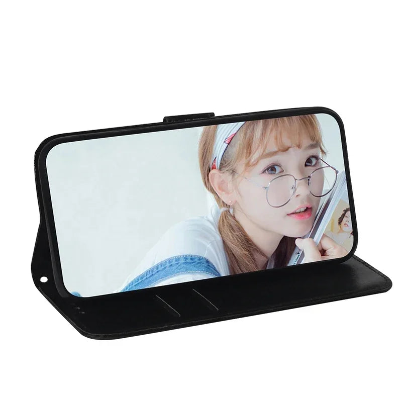 Stand Flip Wallet Case For Google Pixel 4 5 6 6A 8 8a 9 7 7A Pro Pixel 9 Pro 3A XL Leather Protect Cover