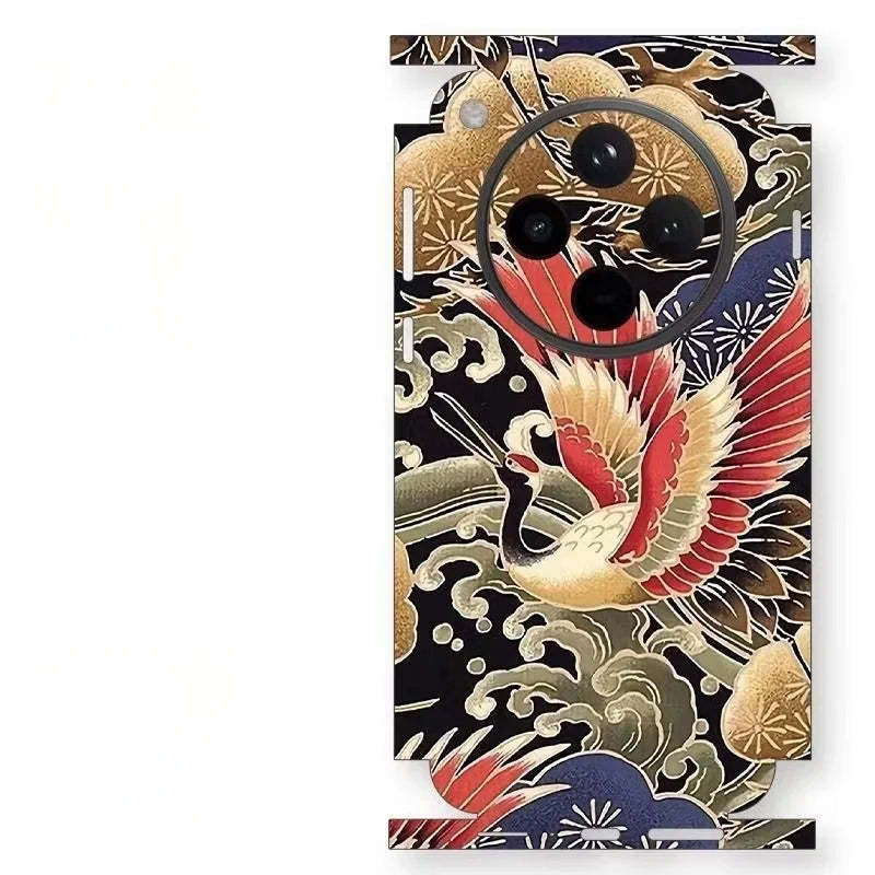 XRT Material Colorful Cute Pattern Matte Film Wrap Skin Phone Sticker For Oppo Find X9 X8 X7 /X7 ULTRA Cartoon Sticker