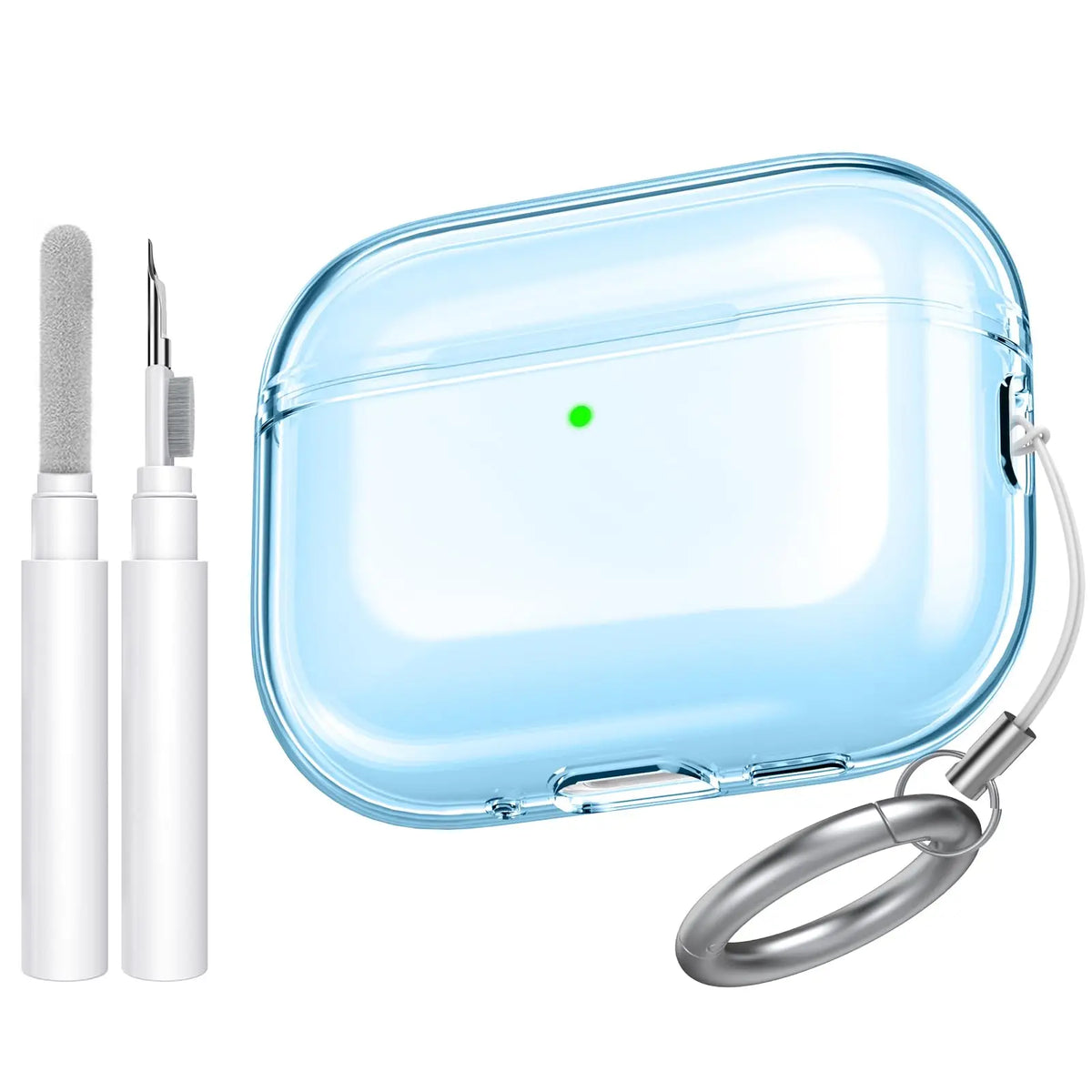 for Airpods Pro 3 Case Clear Glitter Sparkle Bling Clear Case for Airpods Pro 3 Case Cover 2025 Soft TPU Case for Airpods Pro 3