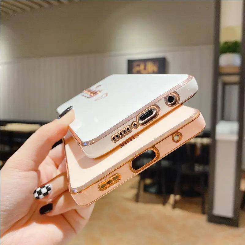 S 24 Love Heart Plating Phone Phone Case On For Samsung Galaxy S24 Plus S24 Ultra S24+ S24Plus S24Ultra 5G Luxury Back Cover