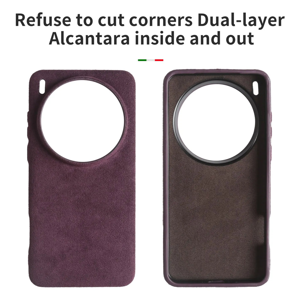 Full Coverage Magnetic for ALCANTARA Case for Vivo X300Pro X200Ultra X90Pro X80 for Magsafe Artificial Leather Suede Phone Cover