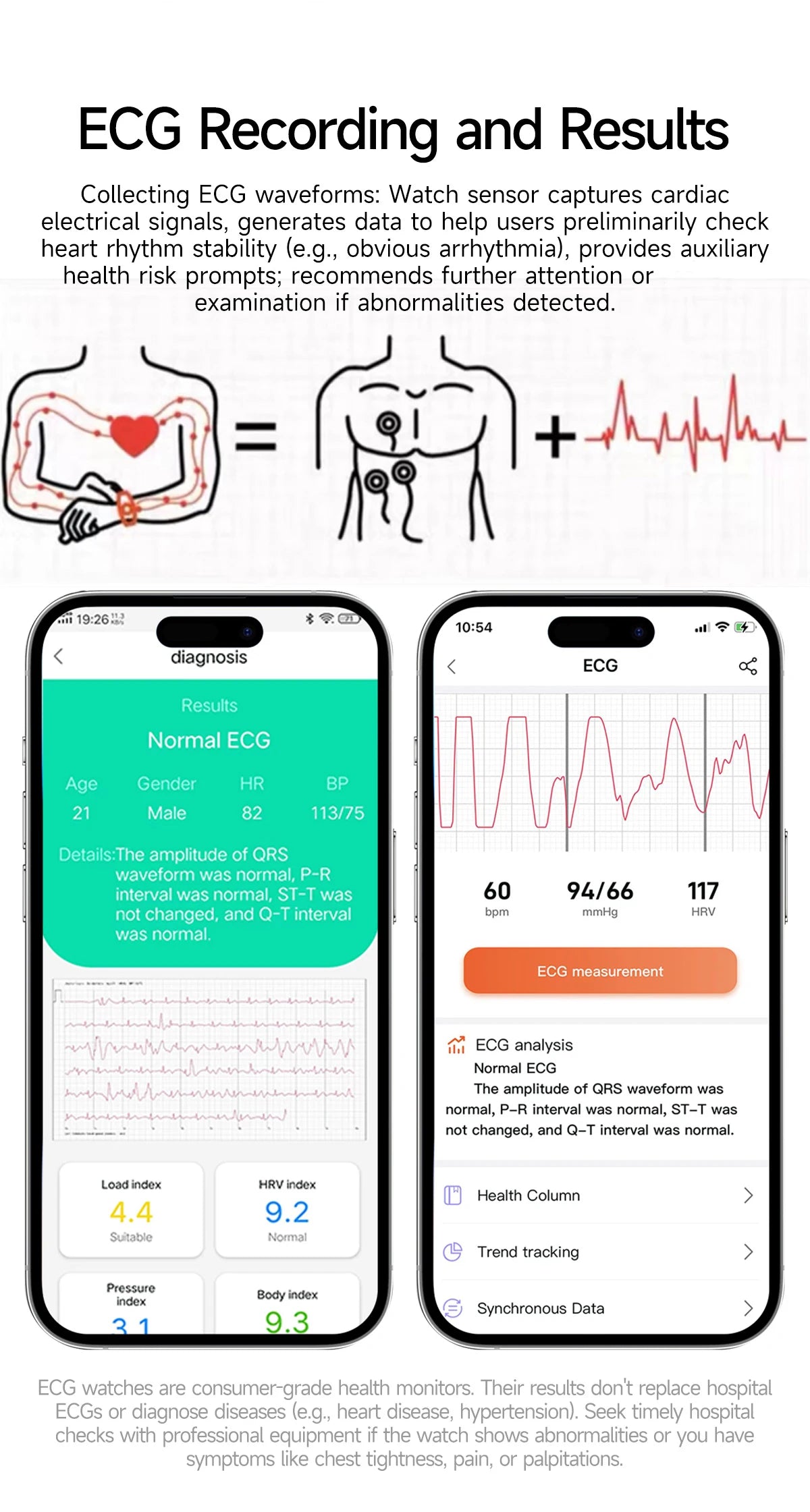 2026 New Health Smart Watch Laser Therapy Reduce Three Highs Blood Oxygen Pressure Uric Acid Blood Lipid ECG Smartwatch For Man