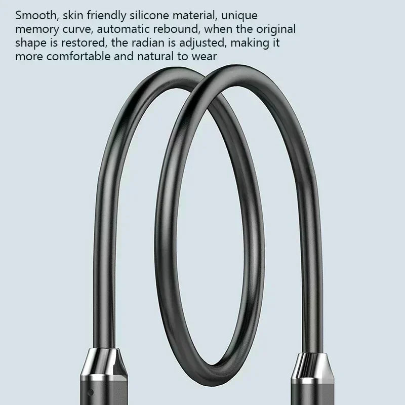 Wireless Neckband Bluetooth Earphones High Sound Quality Stereo Battery Display HD Voice Call Sports Headphones New Product 2025