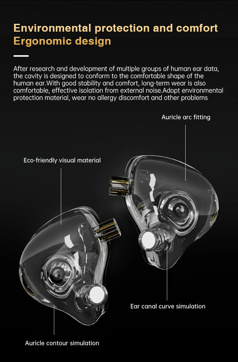 ND Venus Type C/3.5mm Wired Headphones Dynamic Drive HiFi Bass Stereo Music Earphones Noise Cancelling Game Headset For Phone PC